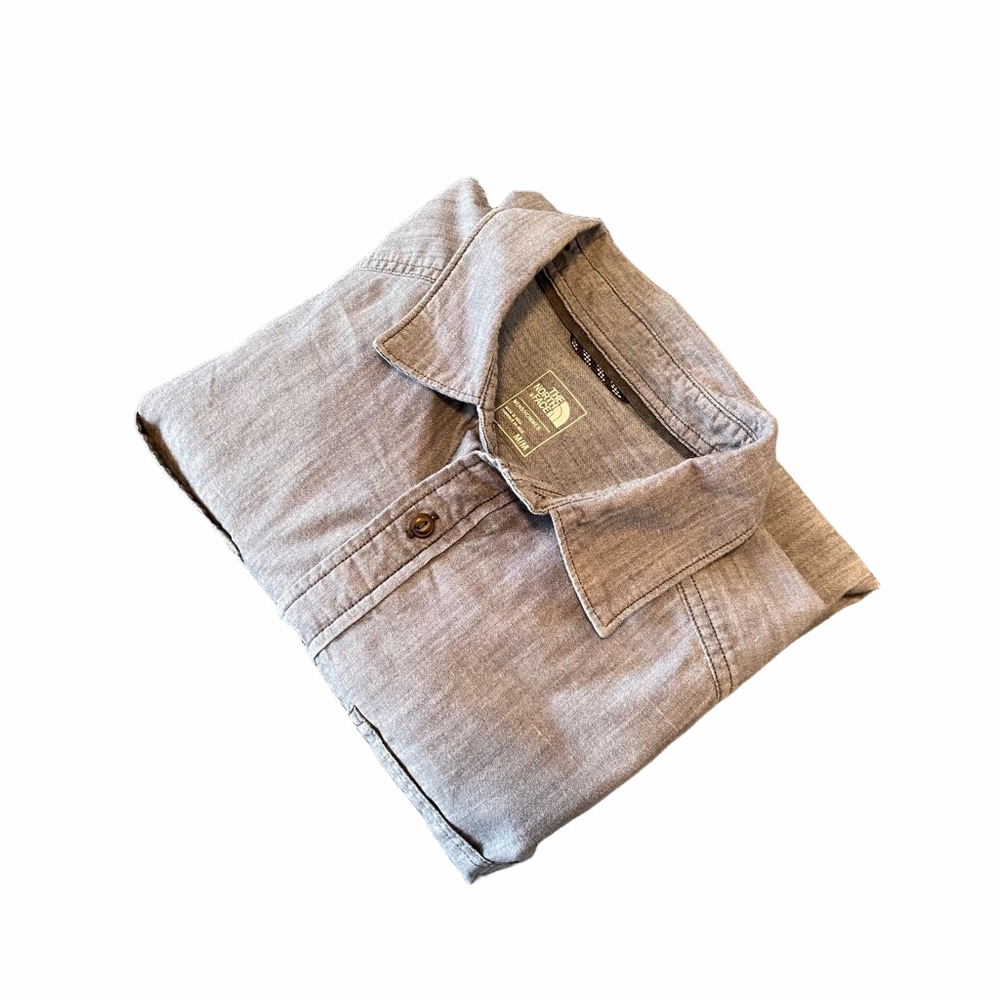 Gray Button-Up Shirt